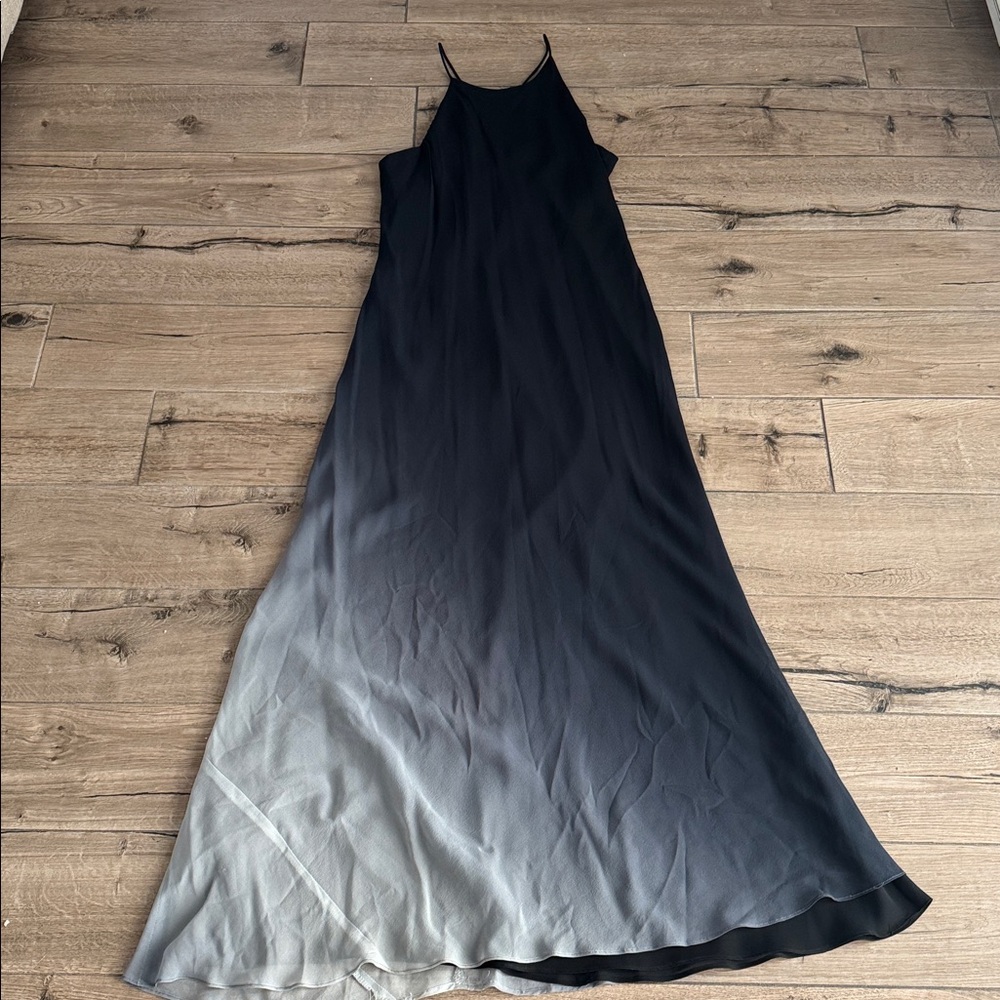 Betsy & Adam Black Silk Dress